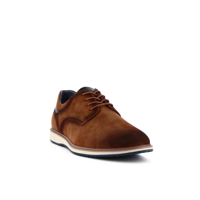 Scarpe stringate casual cuoio da uomo