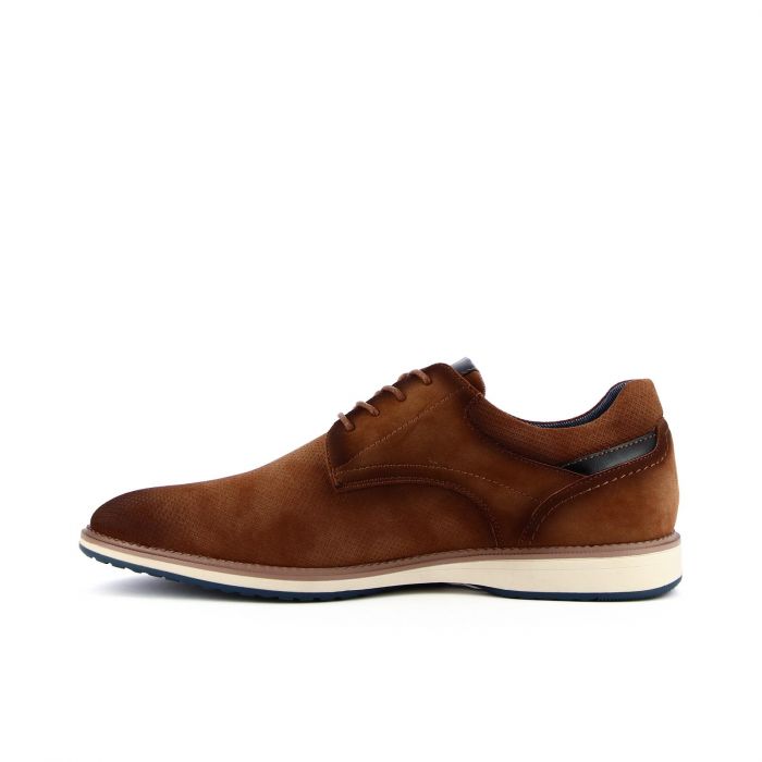 Scarpe stringate casual cuoio da uomo