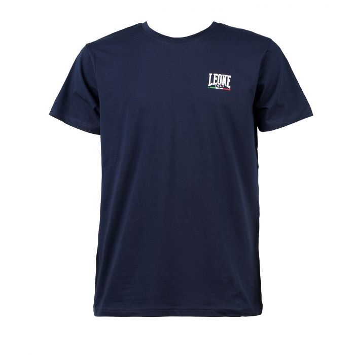 T-shirt blu con logo