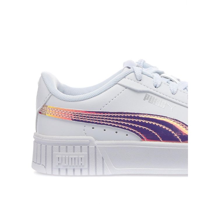 Sneakers girl con logo cangiante